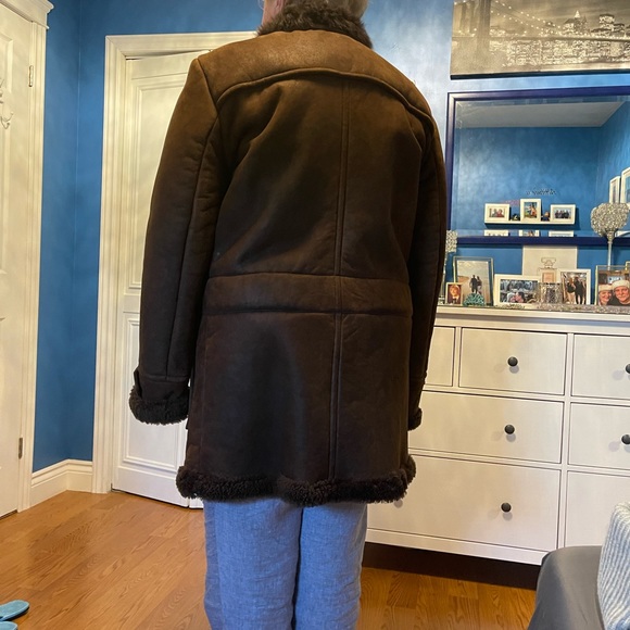 YVES SAINT LAURENT sheep skin winter coat. - Picture 10 of 11